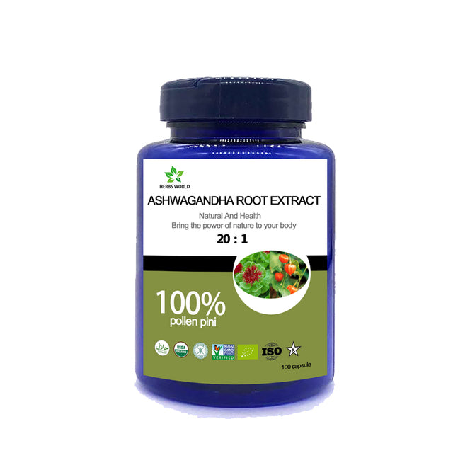 High-Quality Pure Natural  Hot Sale Pure Ashwagandha Powder South African Drunken Eggplant Extract Dietary Supplement withanolid